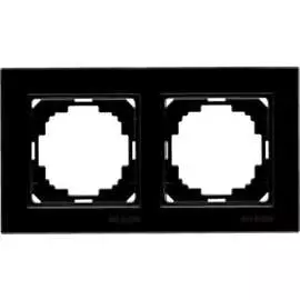 Двухместная рамка Nilson ALEGRA metallic 25220092