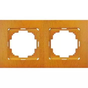 Двухместная рамка Nilson TOURAN WOOD 24250092