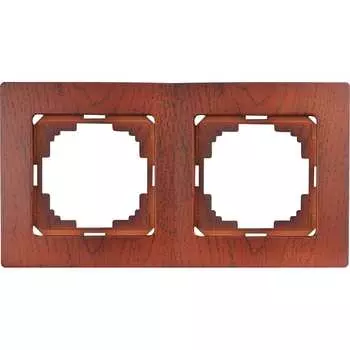 Двухместная рамка Nilson TOURAN WOOD 24260092