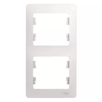 Двухместная рамка Systeme Electric Glossa GSL000106