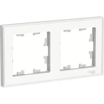 Двухместная рамка Systeme Electric AtlasDesign Art ATN200102