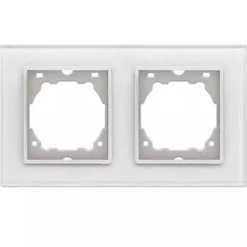 Двухместная рамка Vesta Electric Exclusive White FRM050202BEL