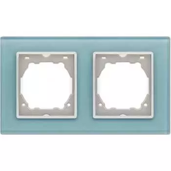 Двухместная рамка Vesta Electric Exclusive Blue FRM050203SIN