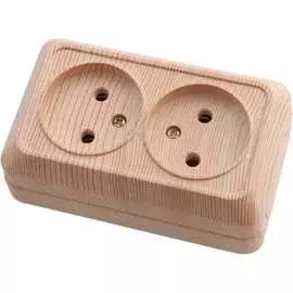 Двухместная розетка АБК-СИЛА