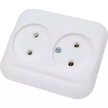 Двухместная розетка Apeyron