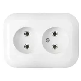 Двухместная розетка BYLECTRICA ГАРМОНИЯ РС16-237