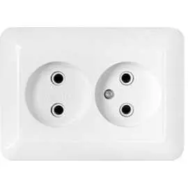 Двухместная розетка BYLECTRICA