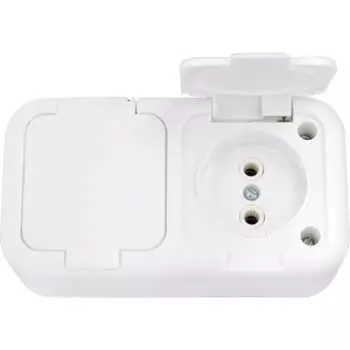 Двухместная розетка BYLECTRICA серия Прочие изделия РА16-221