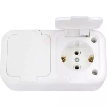 Двухместная розетка BYLECTRICA серия Прочие изделия РА16-213