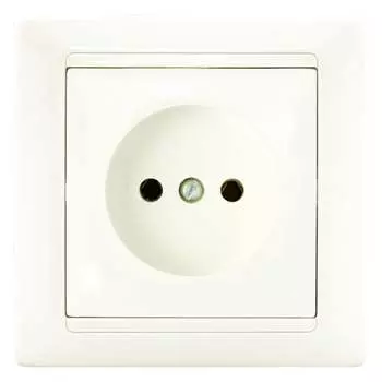 Двухместная розетка BYLECTRICA серия СТИЛЬ РС16-305 бежевый