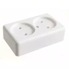 Двухместная розетка duwi