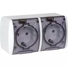 Двухместная розетка EKF Владивосток EQR16-129-30-54-T