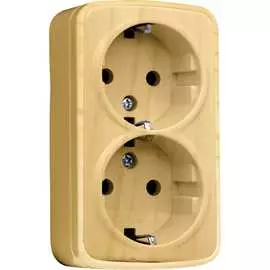 Двухместная розетка EKF Минск EGR16-128-30