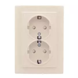 Двухместная розетка EKF Минск ERR16-128-200