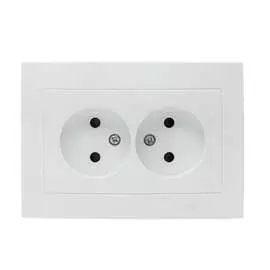 Двухместная розетка EKF Валенсия PROxima EWR10-102-10