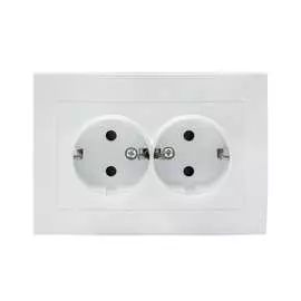 Двухместная розетка EKF Валенсия PROxima EWR16-128-10