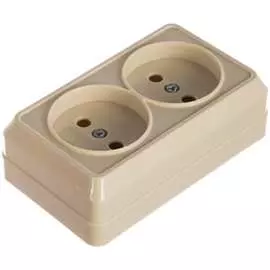 Двухместная розетка IEK ОКТАВА ERO20-K33-10-DC
