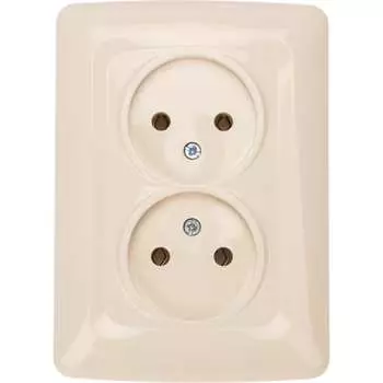 Двухместная розетка KRANZ dea KR-78-0249