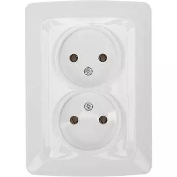 Двухместная розетка KRANZ dea KR-78-0217