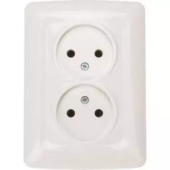 Двухместная розетка KRANZ dea KR-78-0219