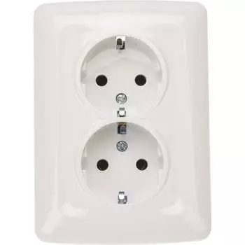 Двухместная розетка KRANZ dea KR-78-0220