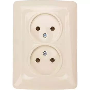 Двухместная розетка KRANZ dea KR-78-0247