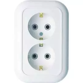 Двухместная розетка Кунцево-Электро ВАЛЕНТИНА РС16-830 5447