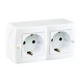 Двухместная розетка MONO ELECTRIC