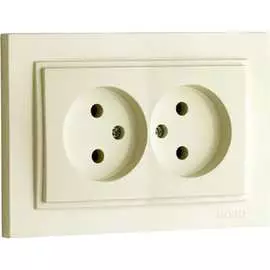 Двухместная розетка MONO ELECTRIC