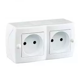 Двухместная розетка MONO ELECTRIC