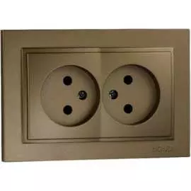 Двухместная розетка MONO ELECTRIC