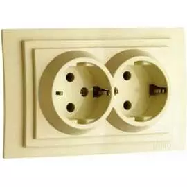 Двухместная розетка MONO ELECTRIC