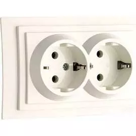 Двухместная розетка MONO ELECTRIC