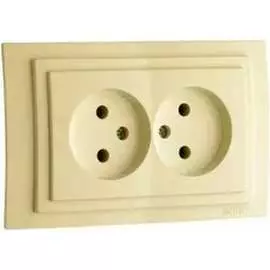 Двухместная розетка MONO ELECTRIC