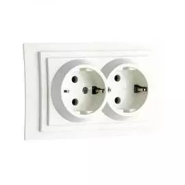 Двухместная розетка MONO ELECTRIC