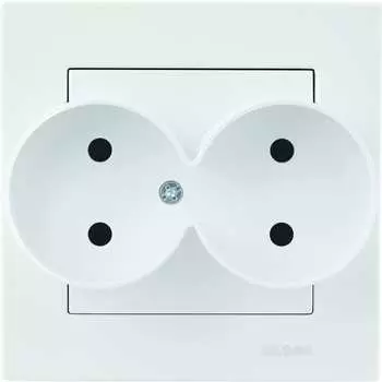 Двухместная розетка Nilson Moda 21111024