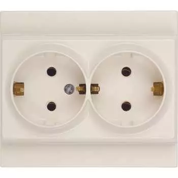 Двухместная розетка Nilson Moda 21121025