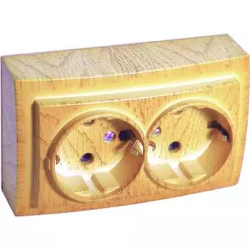 Двухместная розетка Nilson Themis 26251025