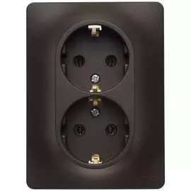 Двухместная розетка Systeme Electric