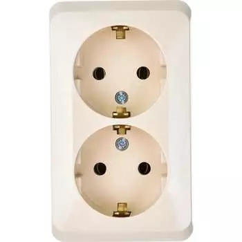 Двухместная розетка Schneider Electric