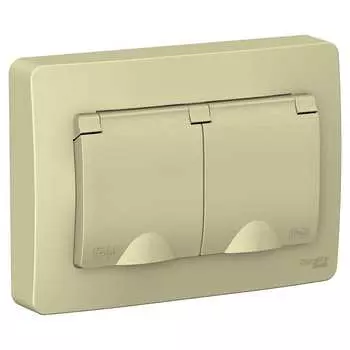 Двухместная розетка Systeme Electric Blanca BLNRS441127