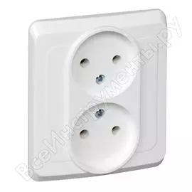 Двухместная розетка Systeme Electric Этюд PC16-005B