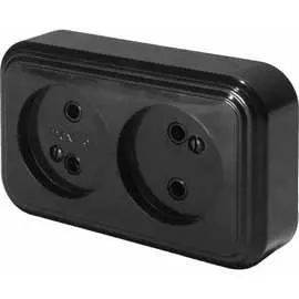 Двухместная розетка STEKKER PST16-30-20 39694