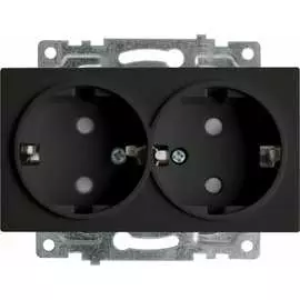 Двухместная розетка STEKKER GLS16-7114-05 Катрин 39612