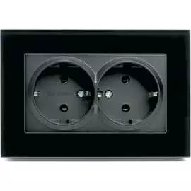 Двухместная розетка STEKKER