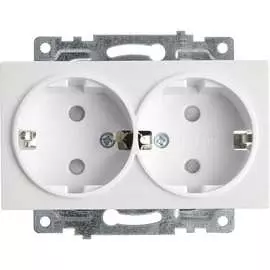 Двухместная розетка STEKKER GLS16-7114-01 Катрин 39574