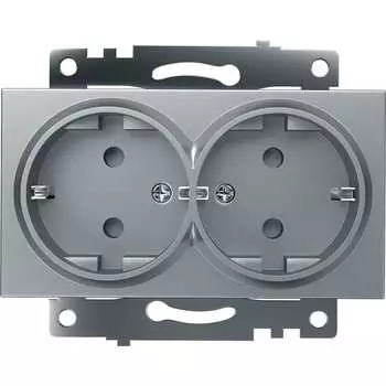 Двухместная розетка STEKKER Катрин GLS16-7114-03 39584