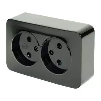 Двухместная розетка STEKKER софия mst10-12-02 49315