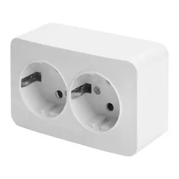 Двухместная розетка STEKKER софия mst16-12-01 49304