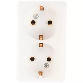 Двухместная розетка SVET РА16-011 60 SV0925-0149